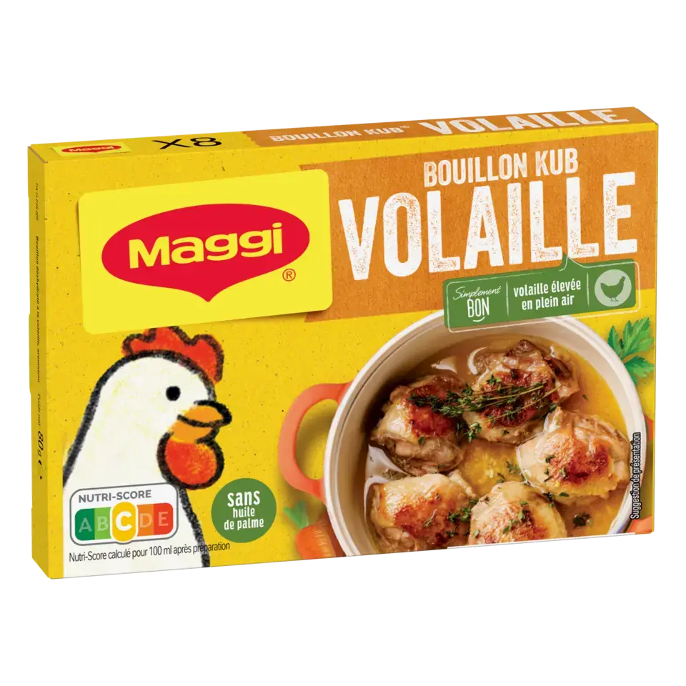 MAGGI Bouillon Poultry FR Carton 80g