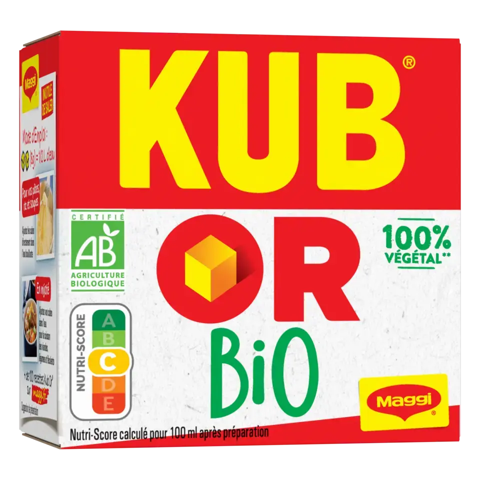 MAGGI KUB OR Organic Box 128g FR