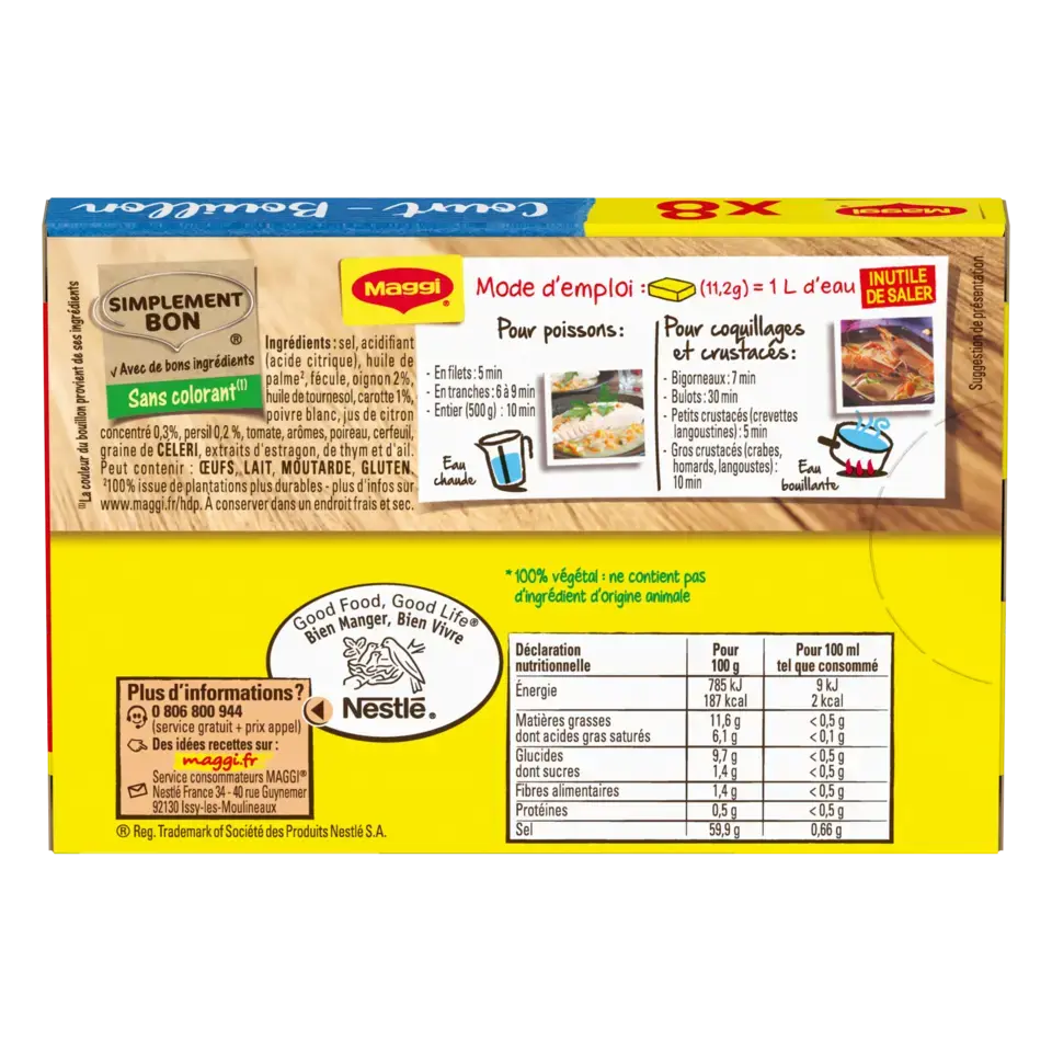 MAGGI Court-Bouillon H Carton 20x89.6g FR