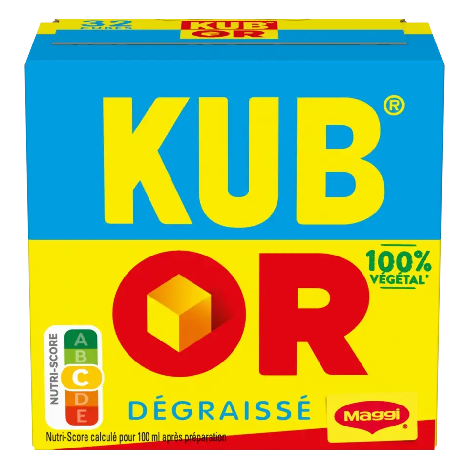 MAGGI KUBOR Bouillon Fat Free Box 15x128g FR