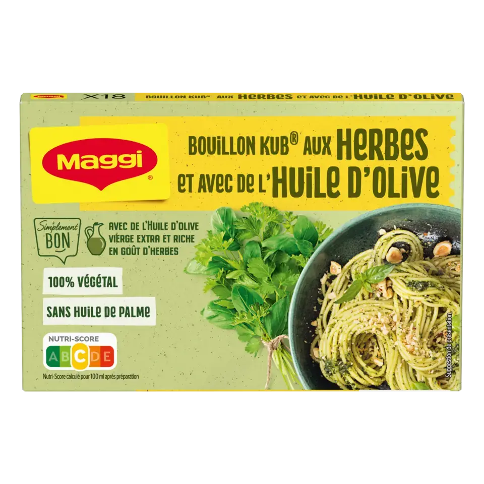 MAGGI Bouillon H Herbs And Olive Oil Carton 20x180g FR