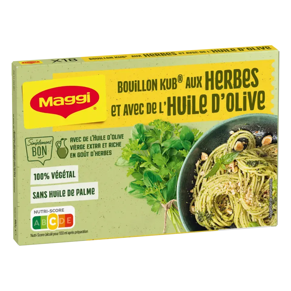 MAGGI Bouillon H Herbs And Olive Oil Carton 20x180g FR