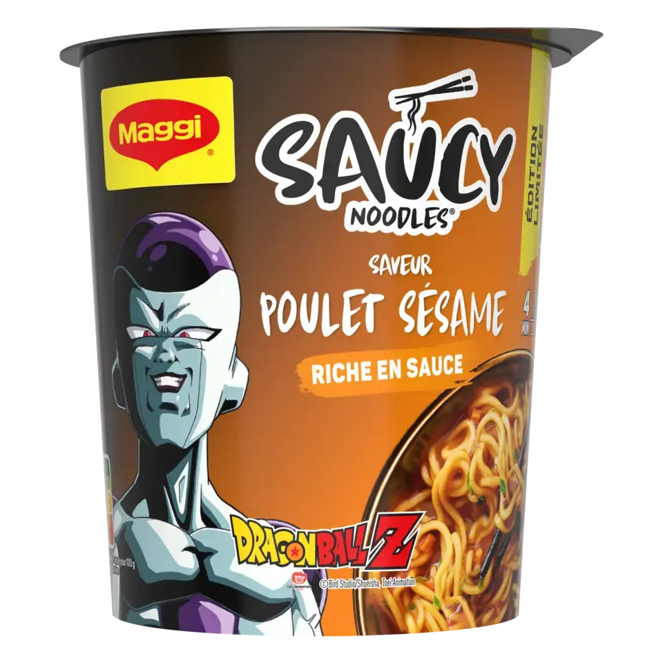 MAGGI Cup Noodle Sesame Chicken Dragon Ball Z Cup 8x75g XE