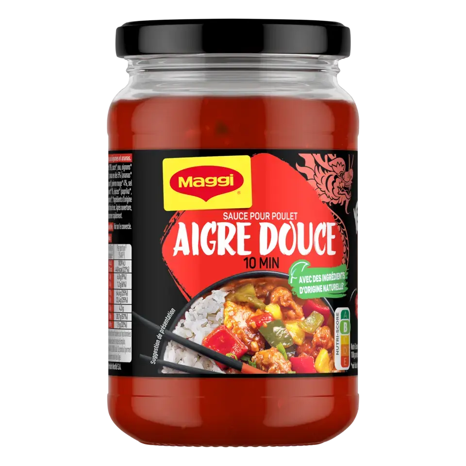 MAGGI MAGIC ASIA Sweet &amp; Sour Sauce Jar 6x355g FR