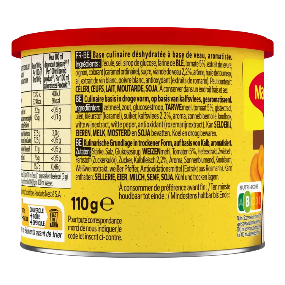 MAGGI Stock Veal Can 12x110g FR