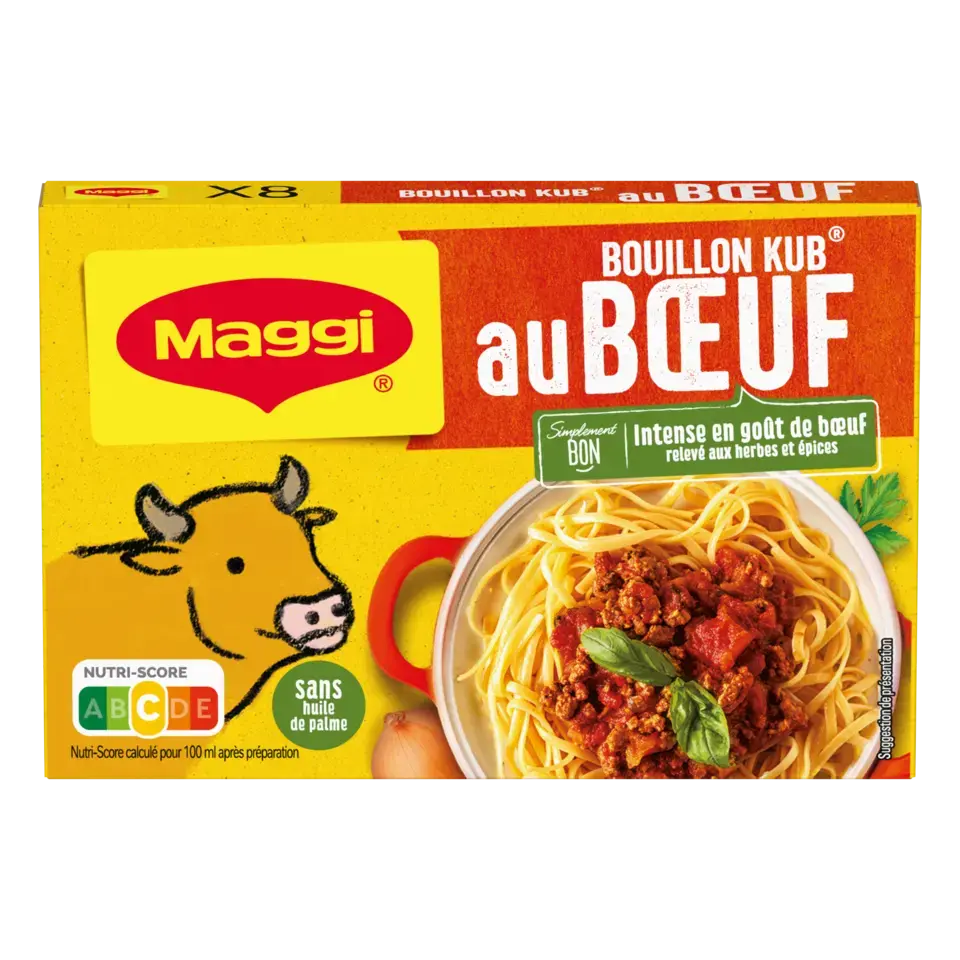 MAGGI Bouillon Beef Carton 80g FR