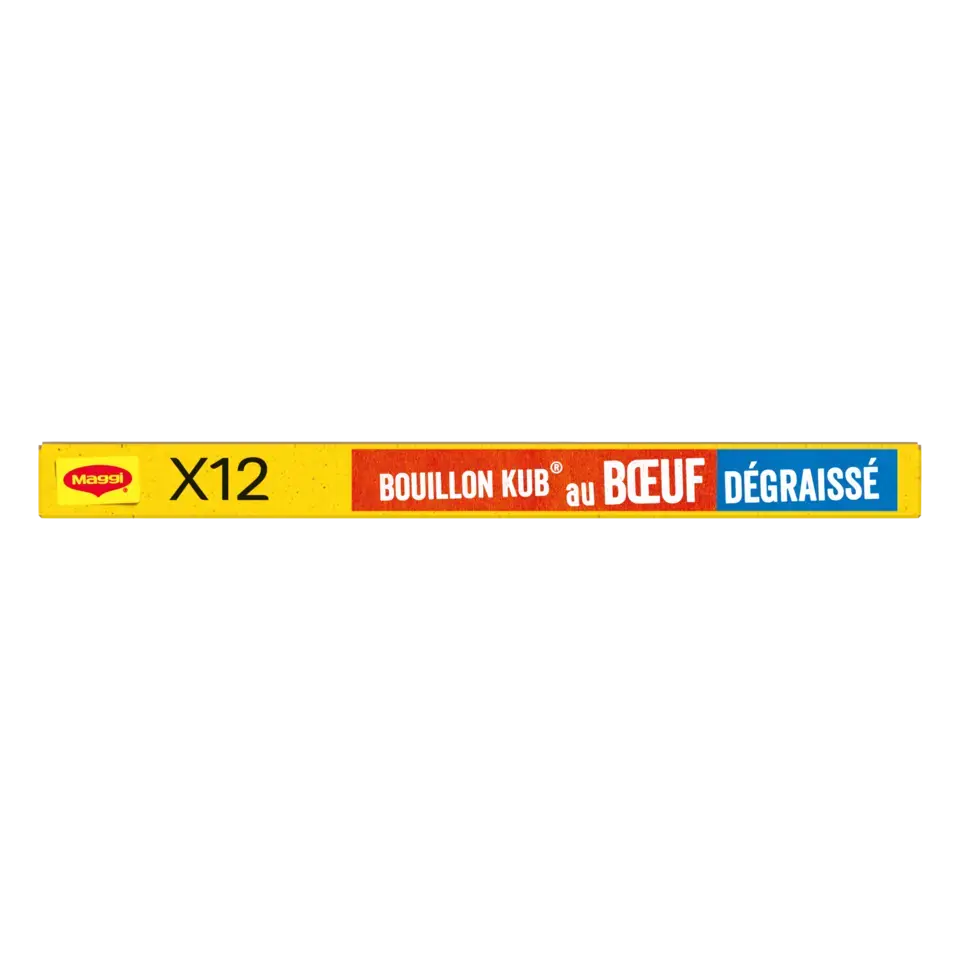MAGGI Bouillon Beef Fat Free Carton 20x120g FR