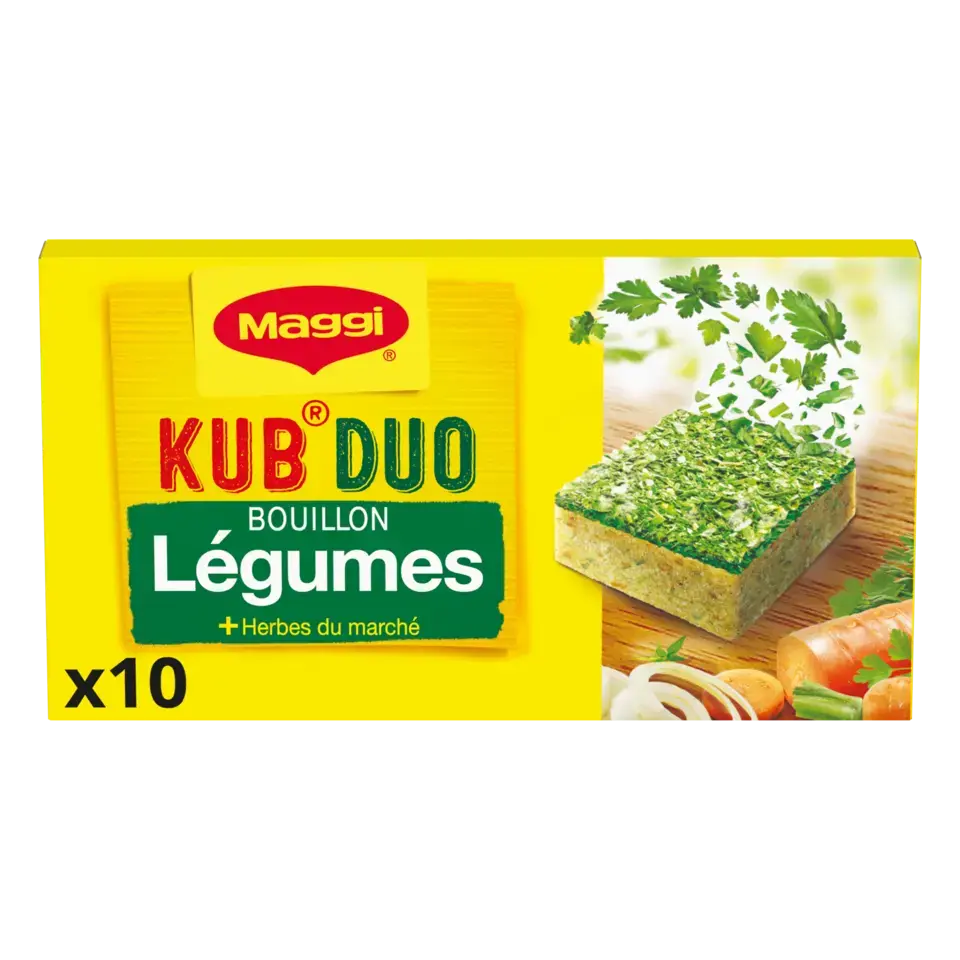 MAGGI Bouillon Duo Vegetable Carton 20x105g FR