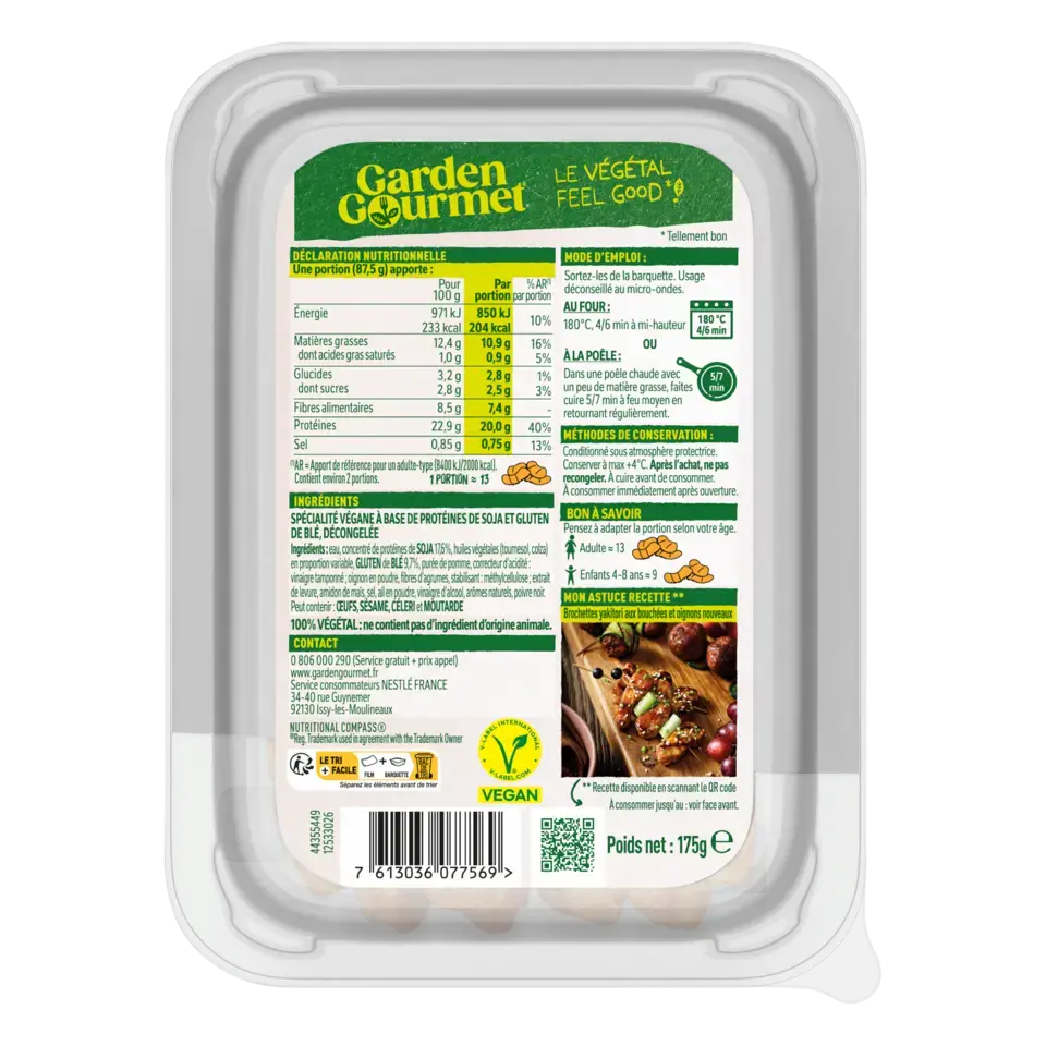 Bouchées Soja Garden Gourmet