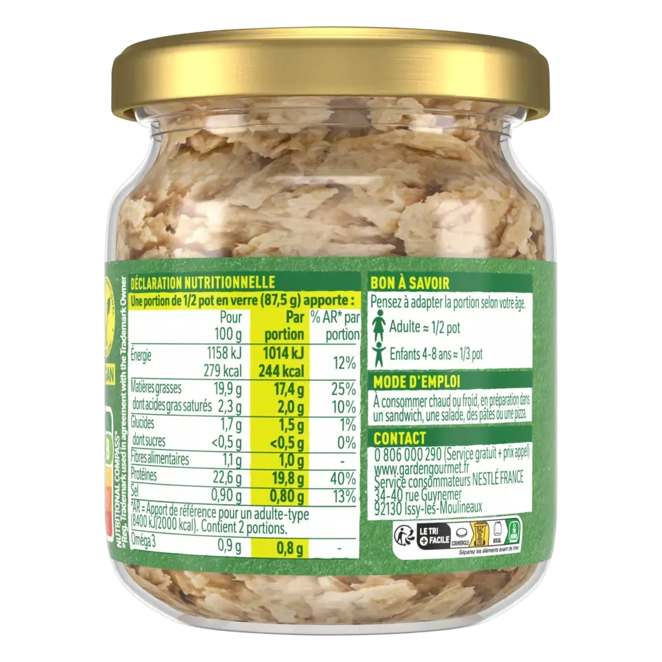 GARDEN GOURMET Vuna Jar 6x175g FR