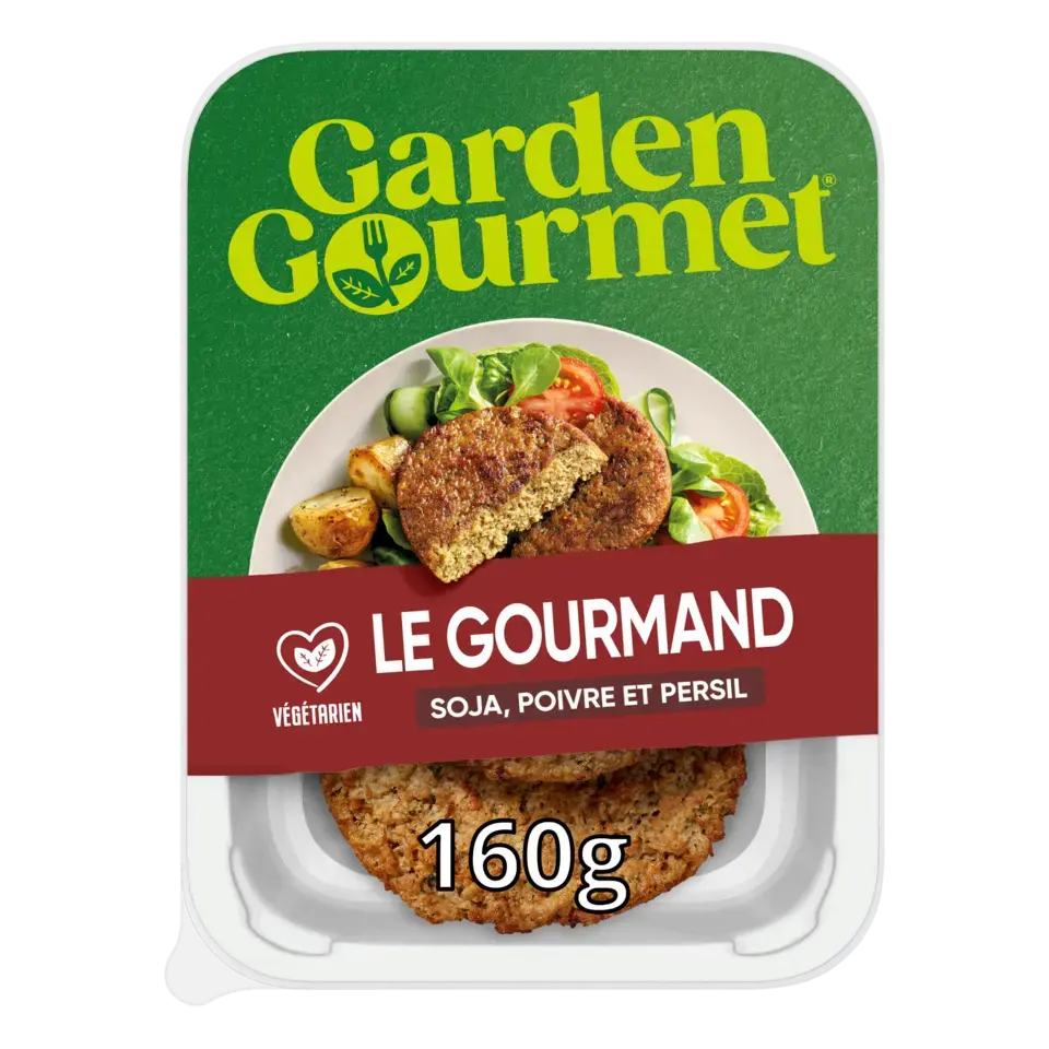 GARDEN GOURMET Vegetarian Burger XL Peel Pack 48x160g FR