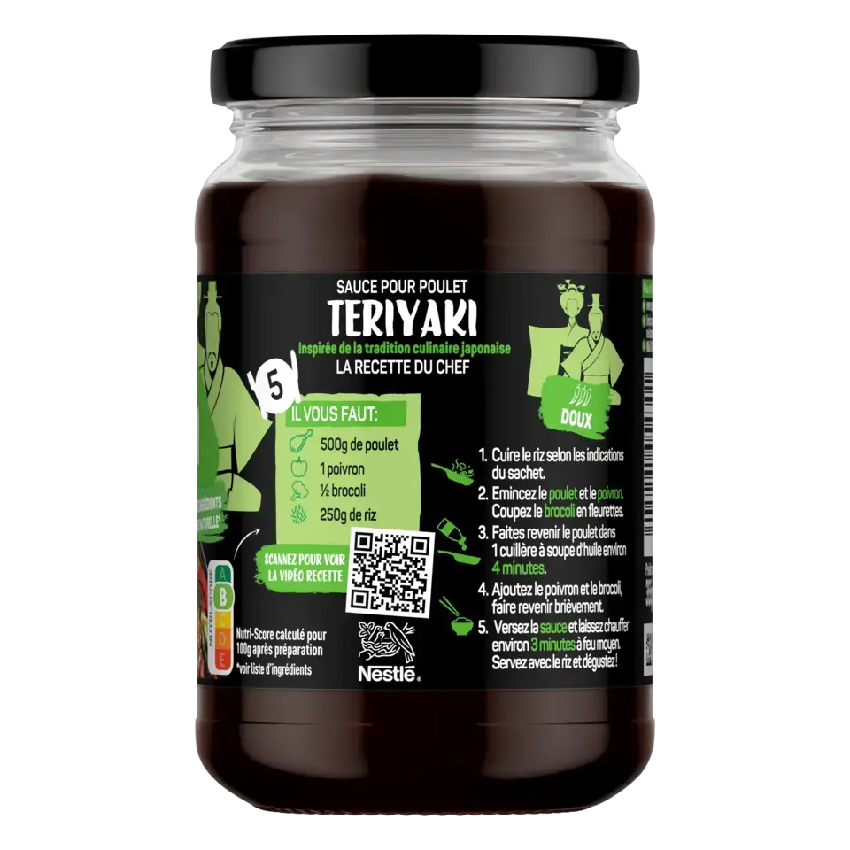 MAGGI MAGIC ASIA Teriyaki Sauce Ready To Heat Jar 355g FR