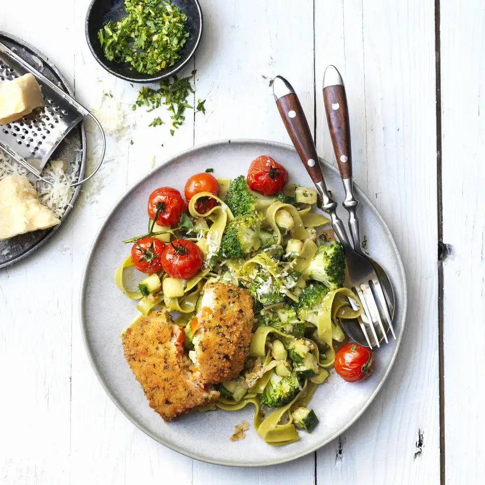 Carré Gourmand Garden Gourmet  avec pâtes et tomates