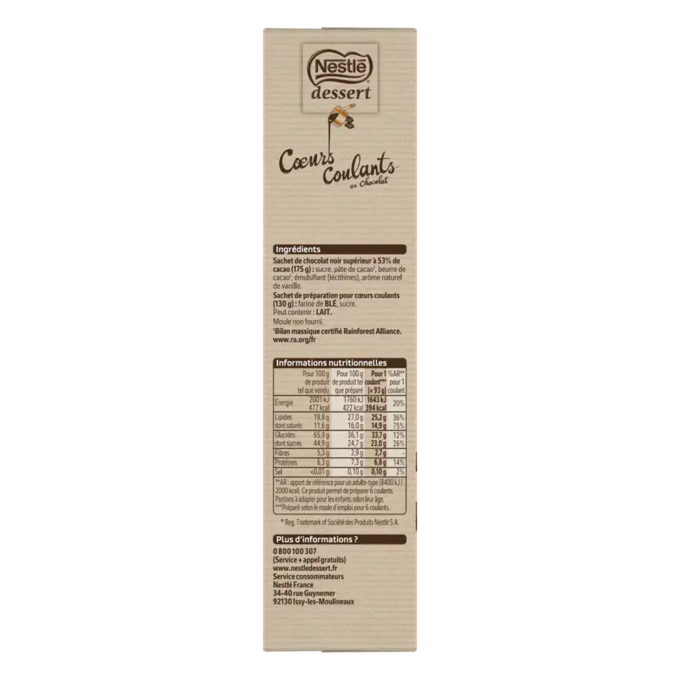 DESSERT Preparation Cake Smooth Chocolate Box 305g FR