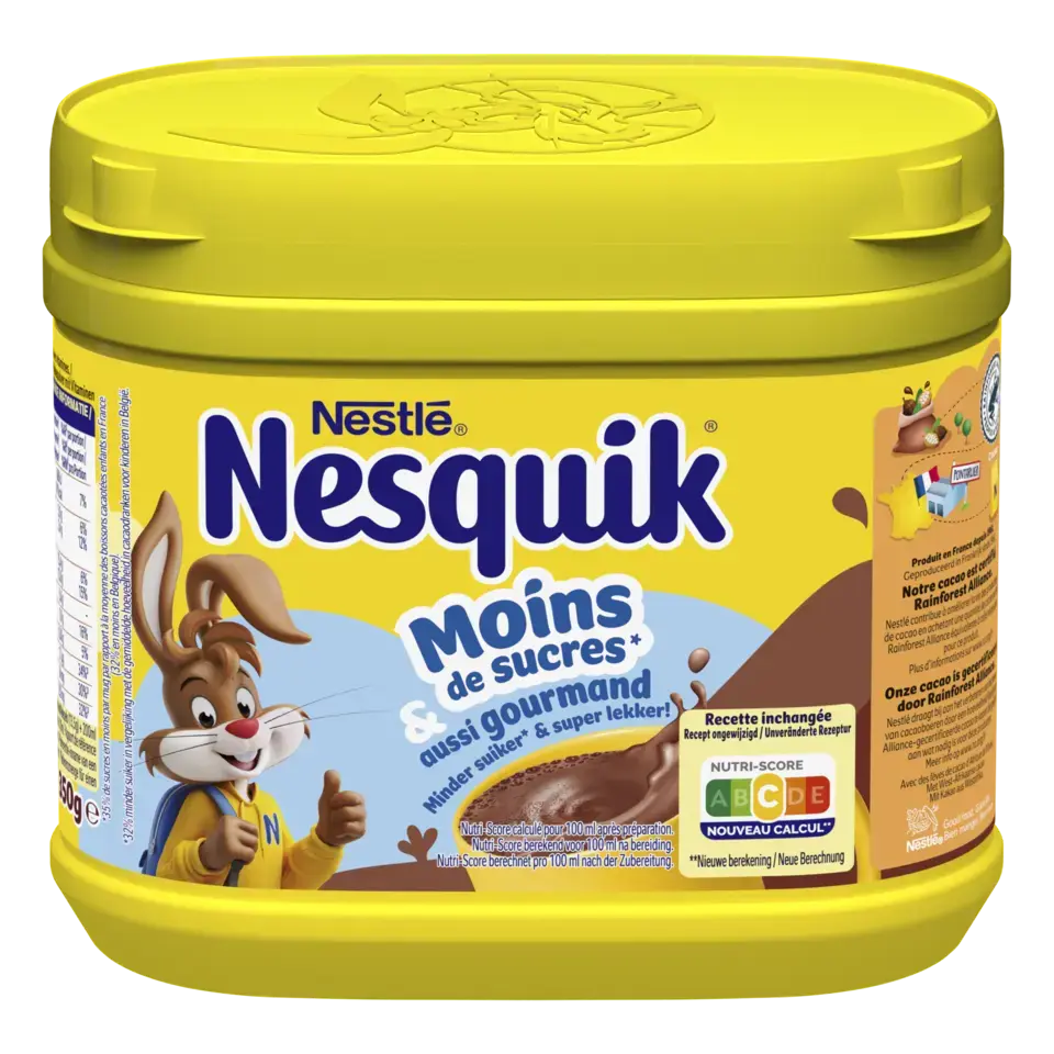 NESQUIK Less Sugar Plasticbox Tub 12x350g FR