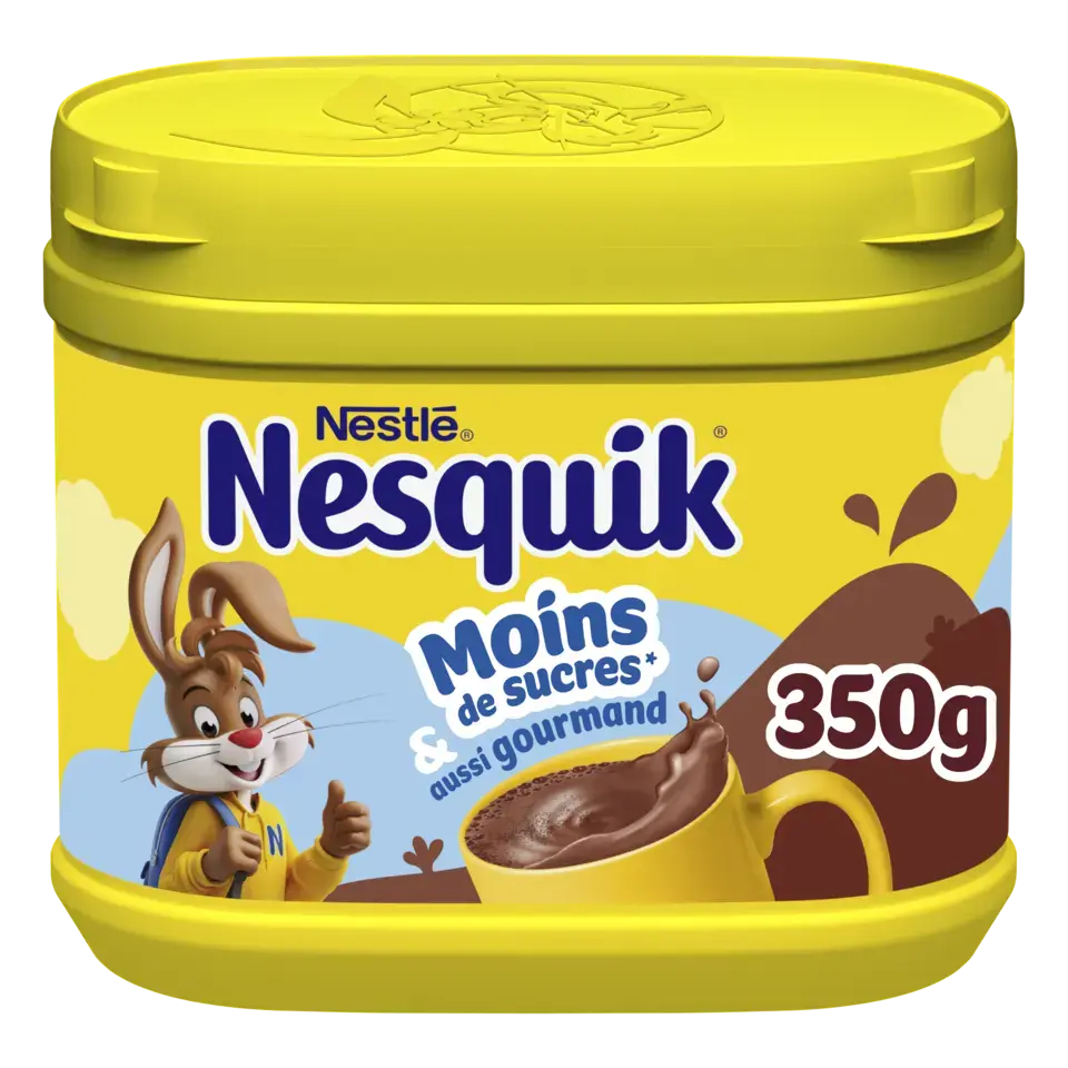 NESQUIK Less Sugar Plasticbox Tub 12x350g FR