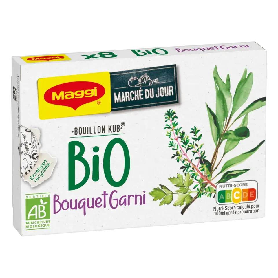 MAGGI Bouillon Herbs Organic Box 20x80g FR