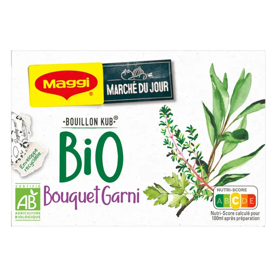 MAGGI Bouillon Herbs Organic Box 20x80g FR
