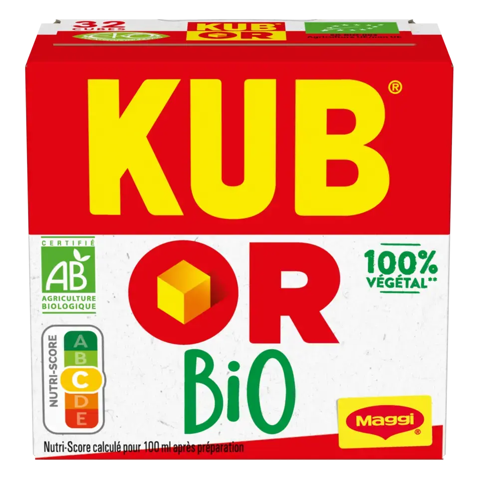 MAGGI Kub Or Organic Carton 15x128g FR