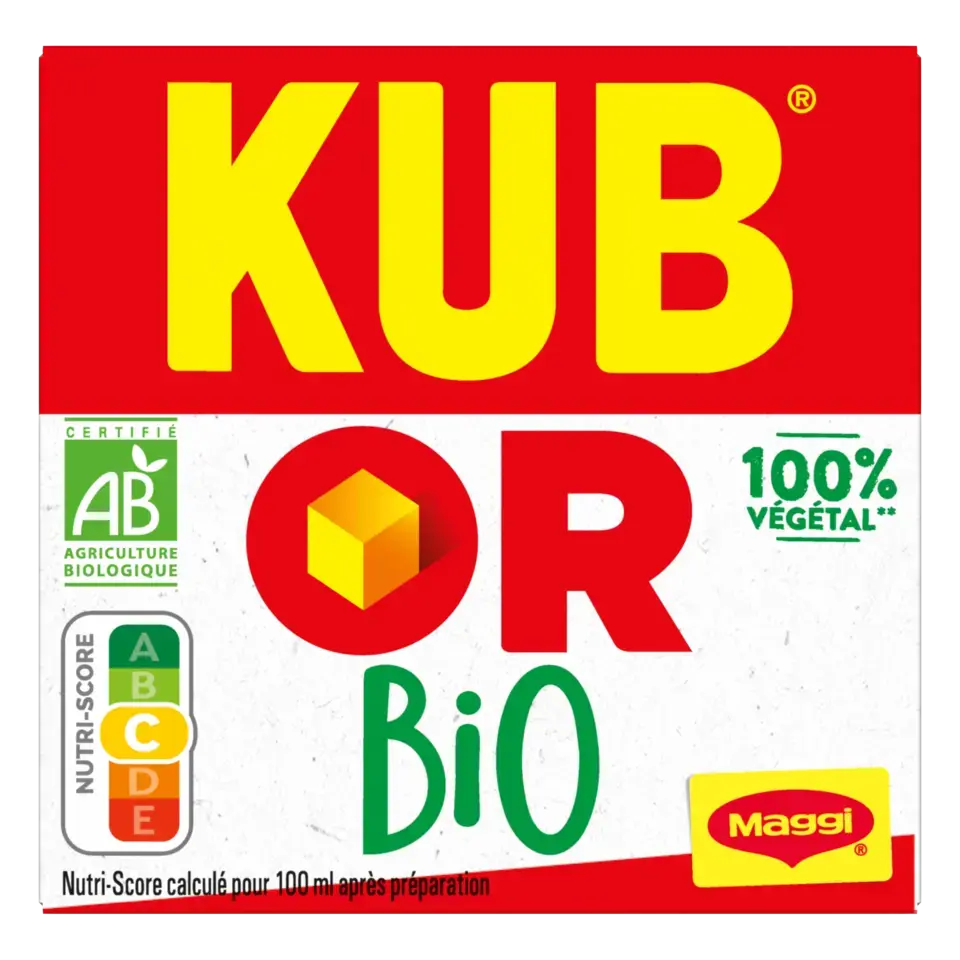 MAGGI Kub Or Organic Carton 15x128g FR