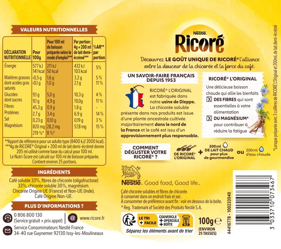 RICORE Tin-Paper 100g FR