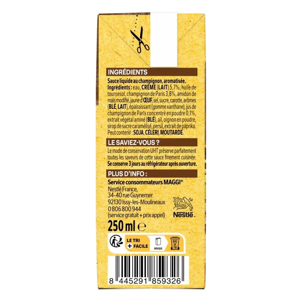 MAGGI Ma Sauce Fine Mushroom Carton 12x250ml FR