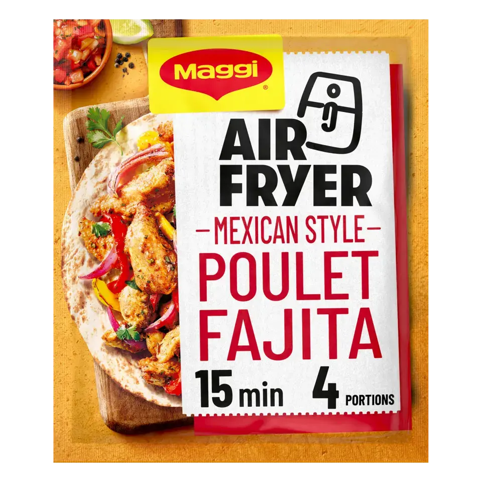 MAGGI Air Fryer Wrap It Fajita Pouch 27x27g FR