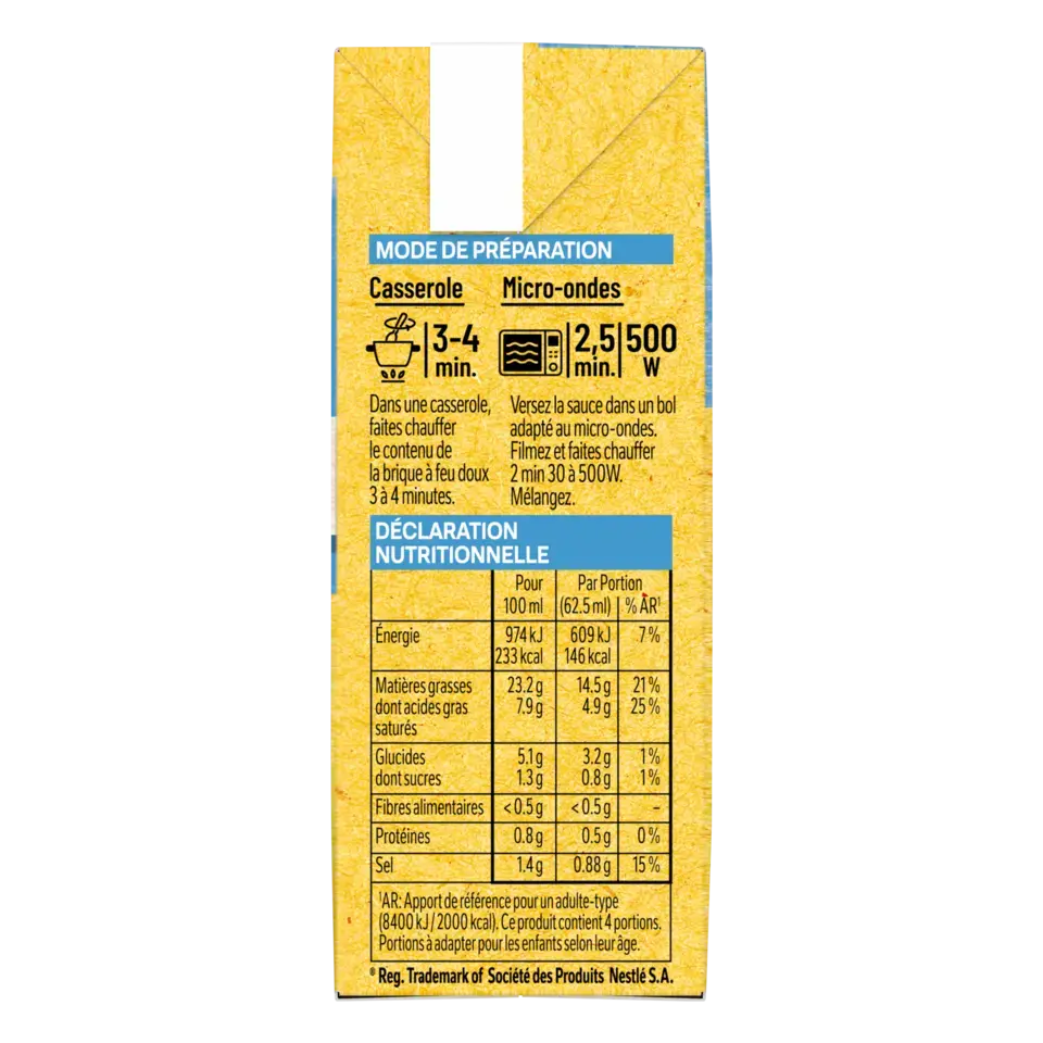 MAGGI Ma Sauce Fine Hollandaise Carton 12x250ml FR