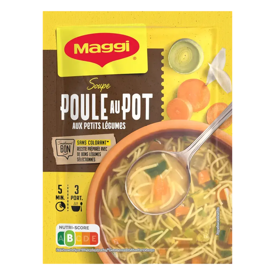 MAGGI SAVEUR A L'ANCIENNE Soup Chicken Pot Sachet 14x58g FR