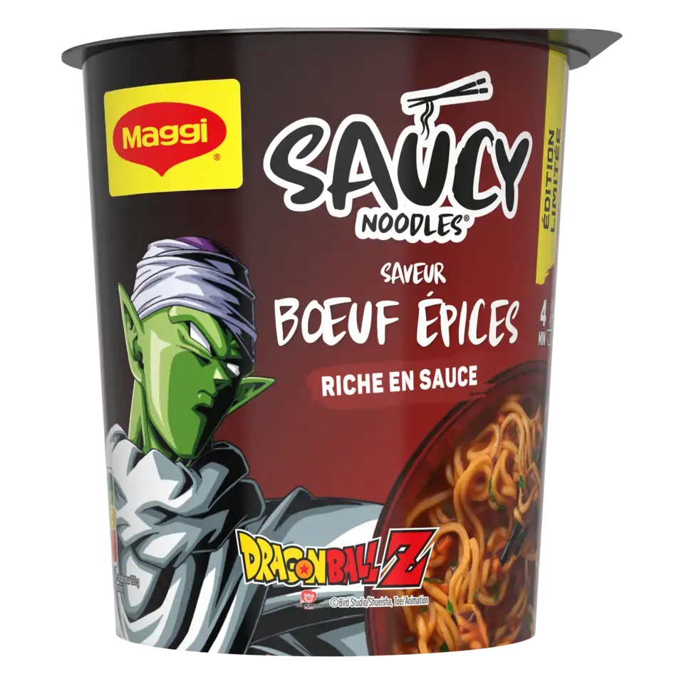 MAGGI Cup Noodle Chili Beef Dragon Ball Z Cup 8x75g XE