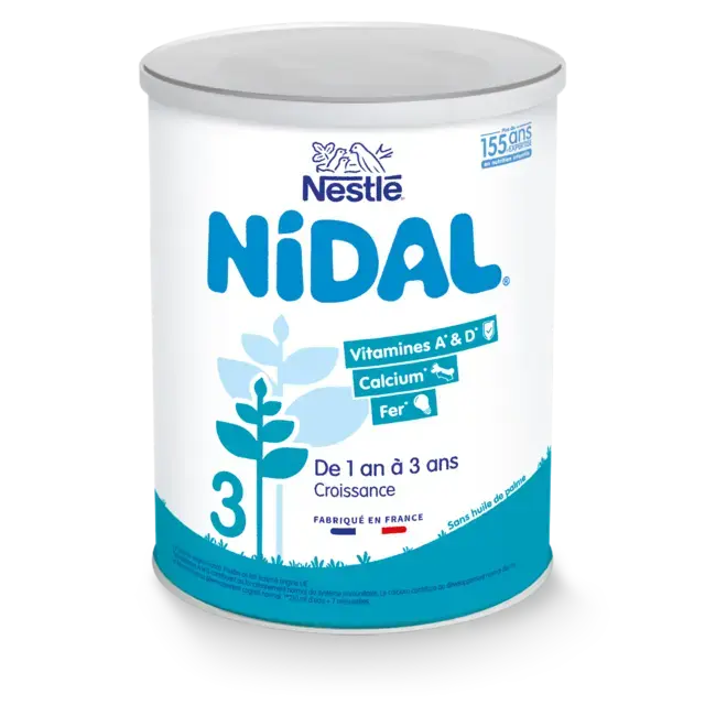 Nestlé Nidal Classique 3ème âge Croissance Lait Infantile  - 800g