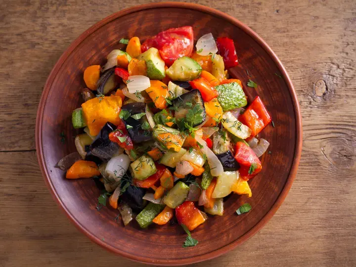 bowl with food