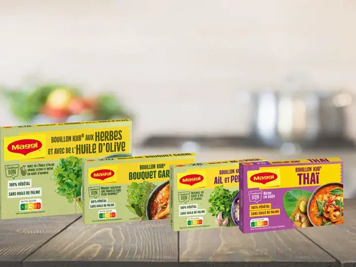 Les bouillons KUB® végétaux MAGGI®