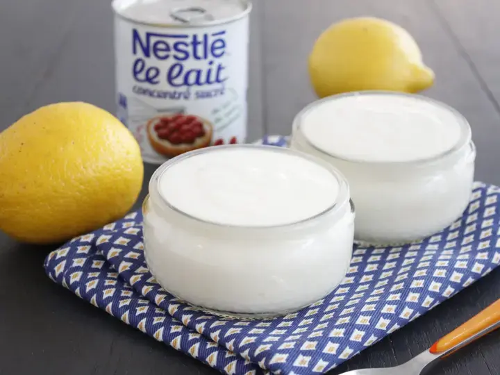 Petits pots de crème au citron