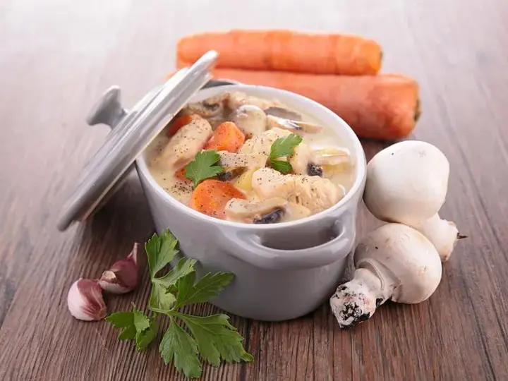 Blanquette rapide de poulet