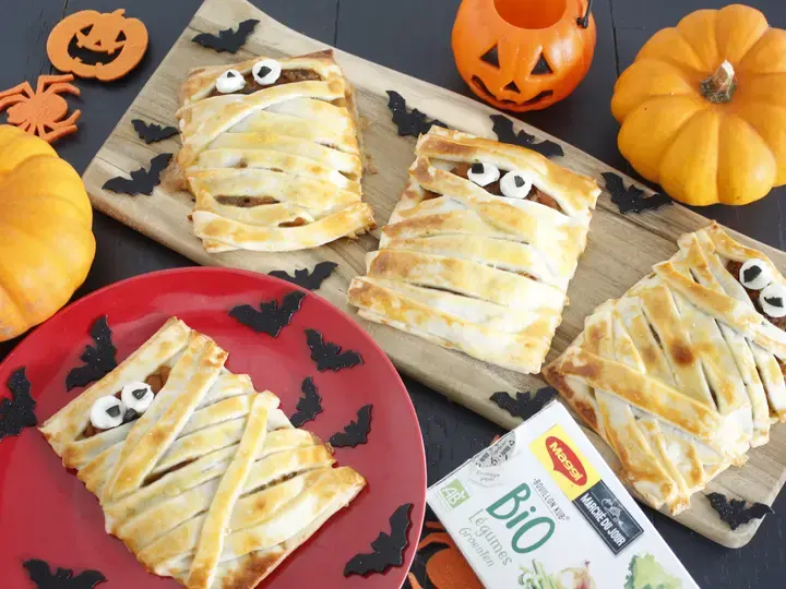 Momies d'halloween au butternut