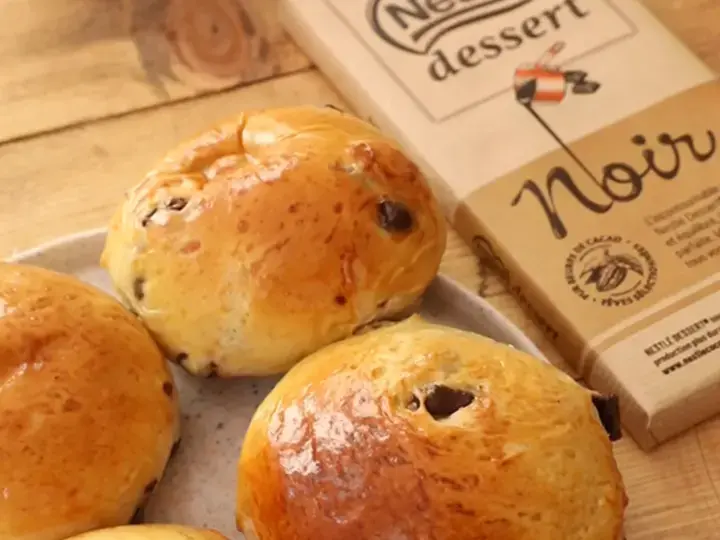 Brioches aux pépites de chocolat
