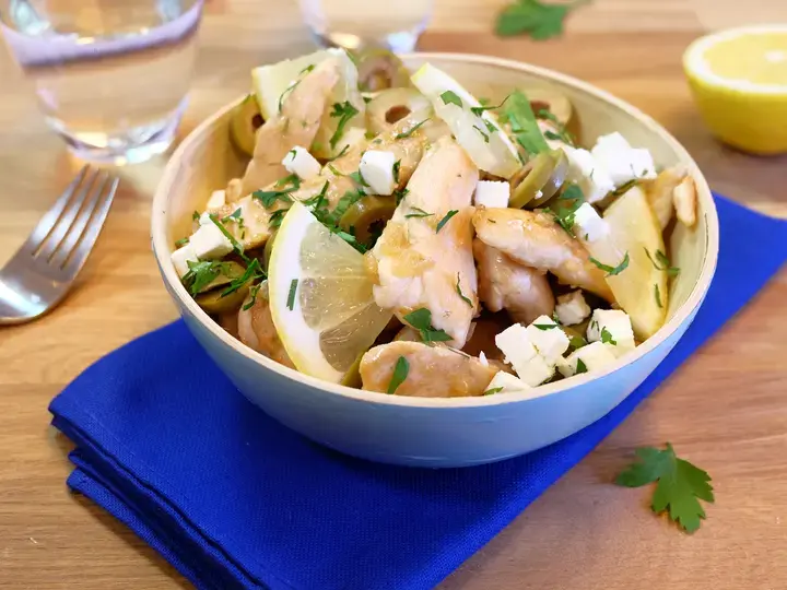 Poulet à la grecque