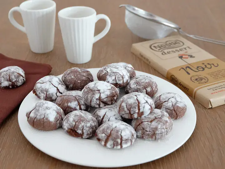 Crinkles au chocolat
