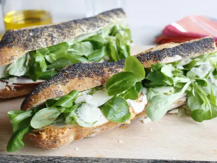 Sandwich blanc de dinde