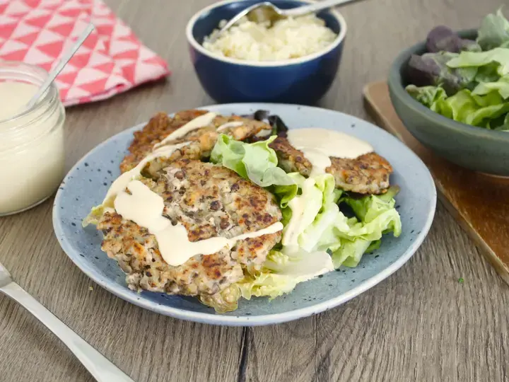 Galettes de poisson sauce beurre blanc