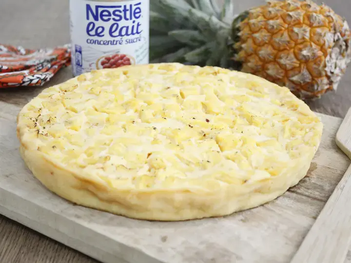 Flan à l'ananas