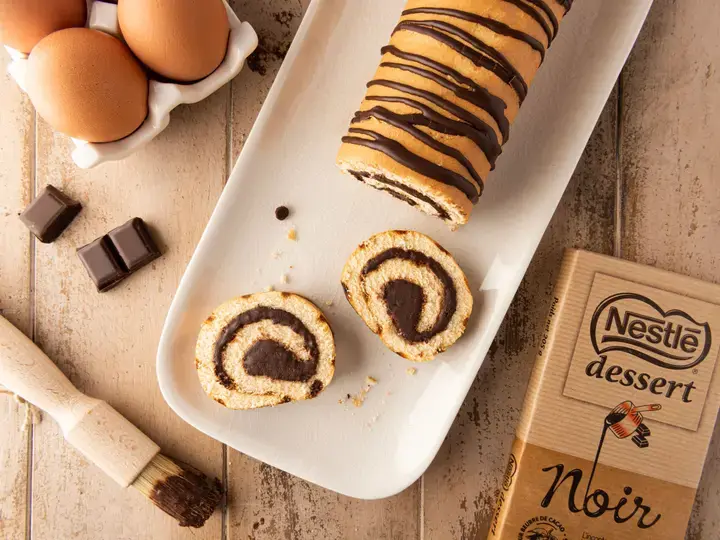 Roulé au chocolat